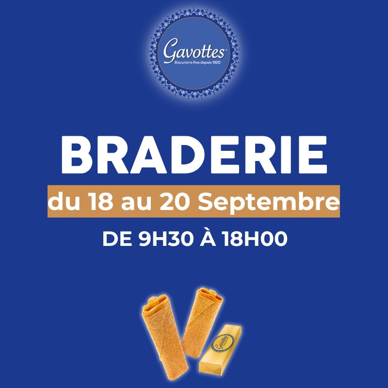 Braderie Gavottes du 18 au 20 septembre  Dinan