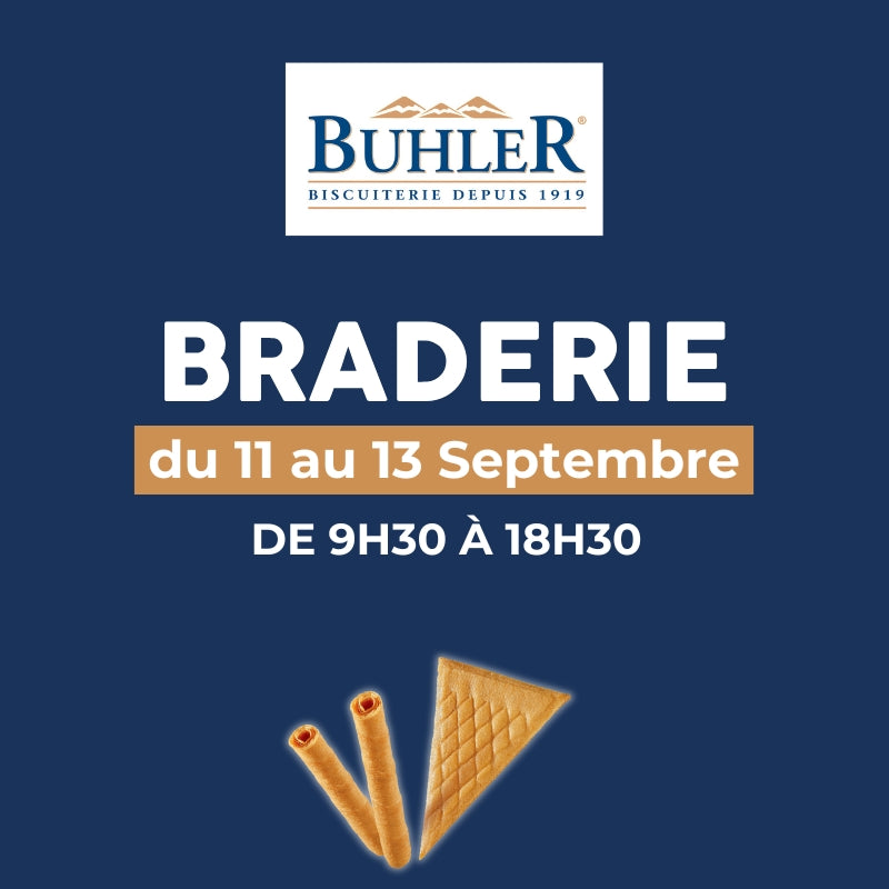 Braderie Buhler du 11 au 13 septembre à Besançon