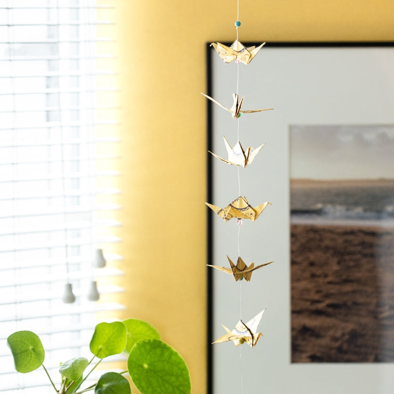  DIY Guirlande Origami Gavottes