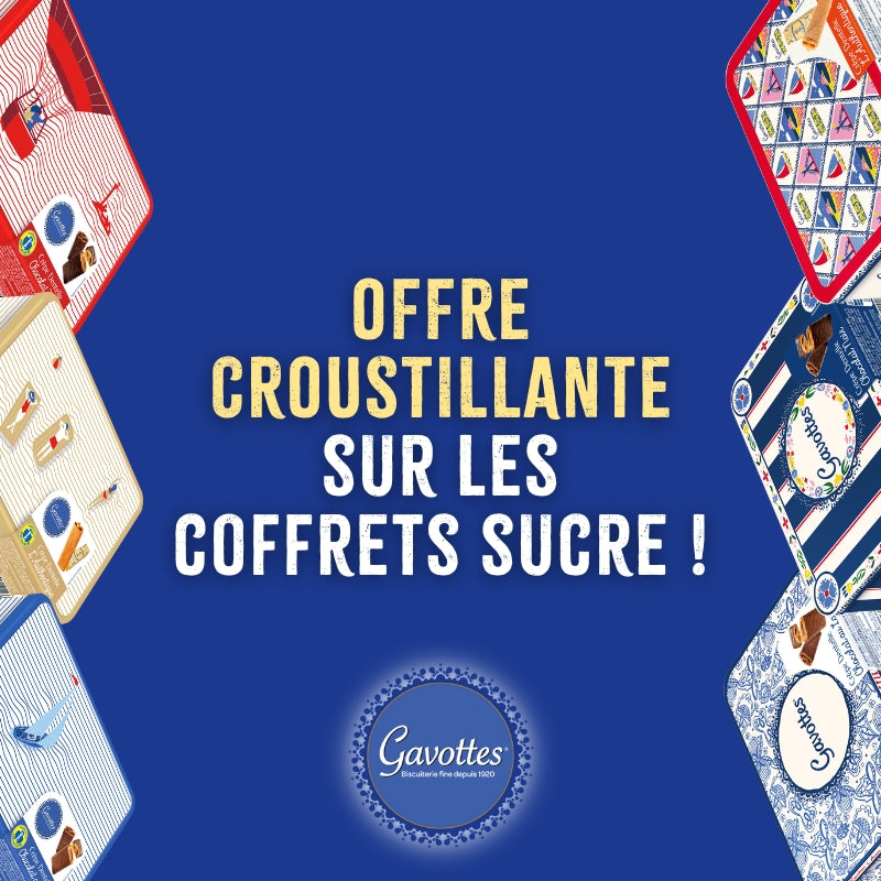 Souvenirs de Bretagne - Nos coffrets sucre Gavottes
