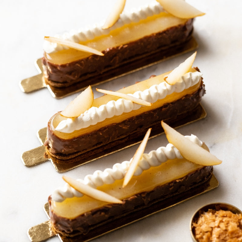 Cheesecake Gavottes et gelée de cidre (sans cuisson)